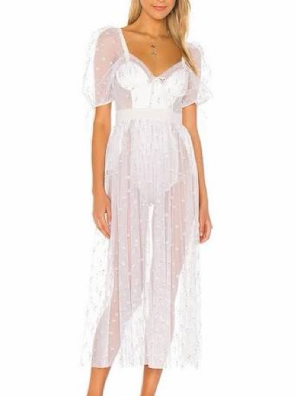 For Love & Lemons Frescia Maxi Dress sz-Small